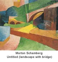 Morton Livingston Schamberg, American Cubist painter and photographer, 1881-1918