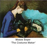 Moses Soyer, Russian-American Social Realist painter, 1899-1974