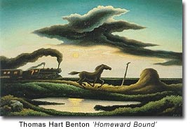 Thomas Hart Benton, American Regionalist painter and muralist, 1889-1975