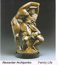 Alexander Archipenko, Ukrainian-American sculptor and pioneer of modern art, known for his innovative cubist sculptures and contributions to the 1913 Armory Show