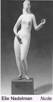 Elie Nadelman, Polish-American sculptor known for his modernist figurative sculptures and folk art-inspired works