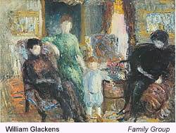 William Glackens, American painter and member of the Ashcan School, known for his impressionistic style and role in organizing the 1913 Armory Show