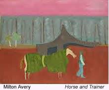 Milton Clark Avery second artwork example showing modernist approach to athletic themes