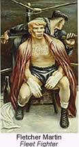 Fletcher Martin artwork depicting boxing and athletic competitions