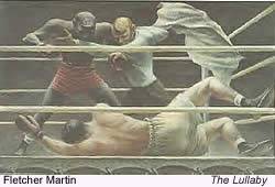 Fletcher Martin second artwork example showing 'The Glory' and boxing themes