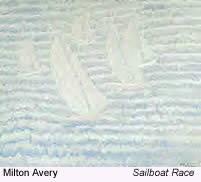 Milton Clark Avery, American modernist painter known for simplified color compositions, 1885-1965