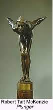 Robert Tait McKenzie sculpture depicting athletic movement and form, example of Olympic-inspired art