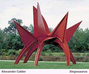 Alexander Calder, American sculptor known for kinetic mobiles and stabiles, 1898-1976