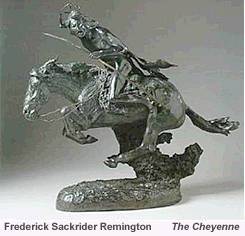 Frederic Sackrider Remington, American sculptor and painter known for Western bronzes, 1861-1909