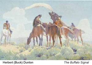 Buck Dunton, American Western artist and member of the Taos Society of Artists, 1878-1936