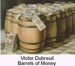 Victor Dubreuil, American trompe l'oeil painter known for money-themed paintings, fl. 1886-1900