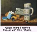 William Michael Harnett, Irish-American trompe l'oeil painter, 1848-1892