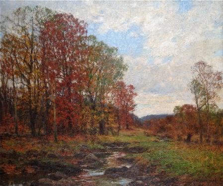 Connecticut Brook in Autumn - Image 1 of 2
