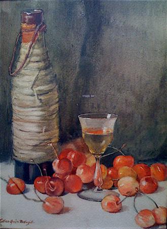 Cherries - Port Still Life
