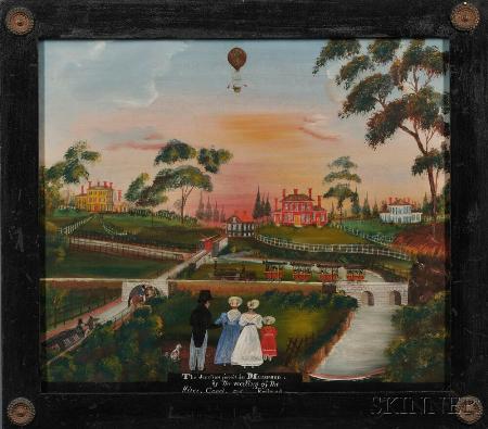 The Junction formed in Medford by the Meeting of the [Mystic] River, Canal, and Railroad - Image 1 of 3