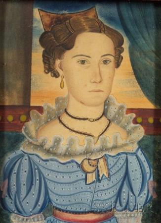 Miniature Portrait of a Woman