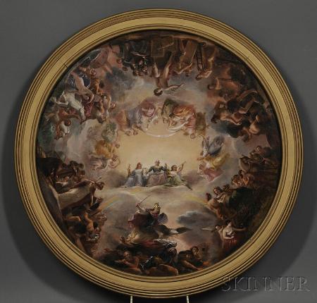 Study for The Apotheosis of Washington in the Rotunda of the United States Capitol Building - Image 1 of 3