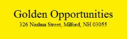 Golden Opportunities logo - Raphael Gleitsmann specialist dealer in 326 Nashua Street, Milford, NH 03055