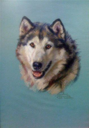 Alaskan Husky Dog Team - Image 2 of 2