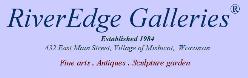 RiverEdge Galleries logo