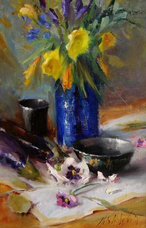 Black Cup - Pansies