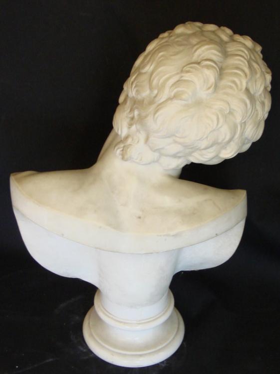 Antonio Frilli, "Busto di un Giovane", Marble Bust - Image 3 of 4