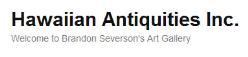 Brandon Severson Hawaiian Antiquities logo - David Howard Hitchcock collector seeking artwork in Honolulu, HI