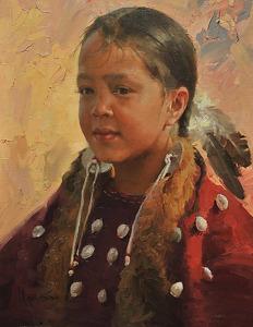 Lakota Girl - Image 1 of 2