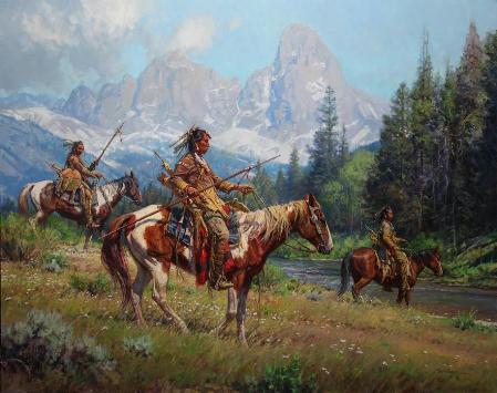 Blackfeet Scouting Pierres Hole
