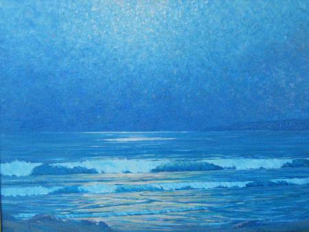 "MOONLIT SURF ON A MALIBU BEACH"