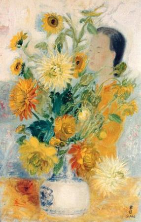 Woman with Flowers