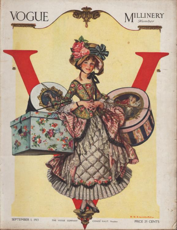 Millinery Number, Vogue Magazine Cover - Image 2 of 2