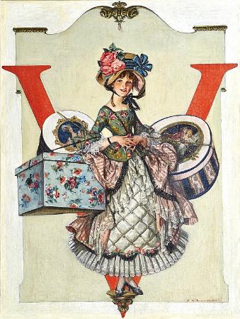 Millinery Number, Vogue Magazine Cover - Image 1 of 2