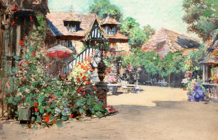 Summer Afternoon, Inn of William the Conqueror, Normandy