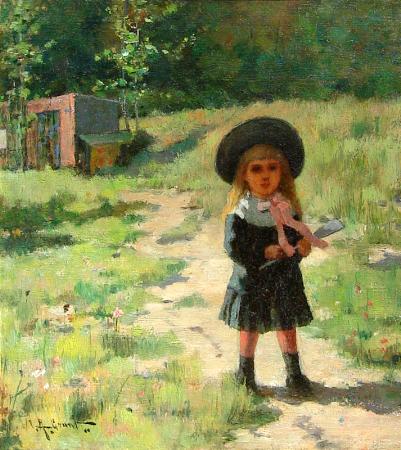 Waiting in the Lane, Along the Sunny Path