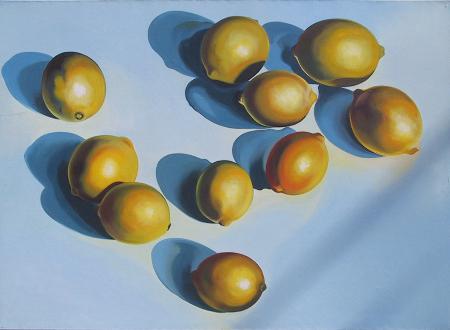 Ten Lemons on Blue - Image 1 of 3