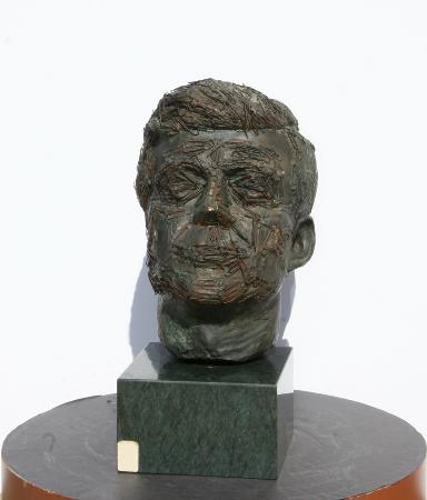 Bust of John F. Kennedy  - Image 1 of 3
