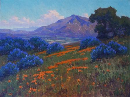 Lupine and Poppies - Image 1 of 2