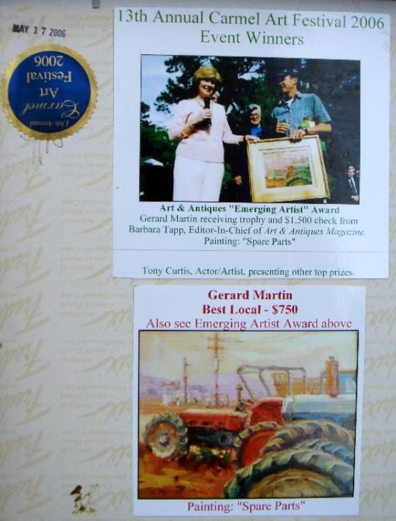 "Spare Parts"  Emerging Artist - Best Local Award Winner @ 2006 Carmel Art Festival - Image 3 of 3