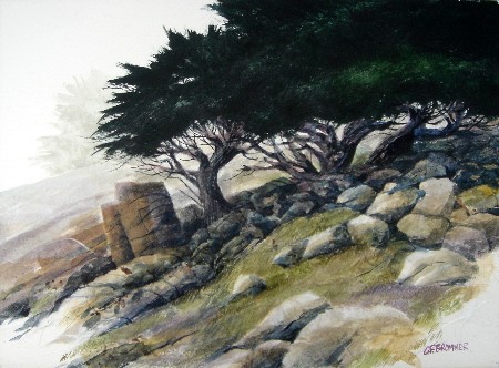 "Foggy Morning, Carmel"