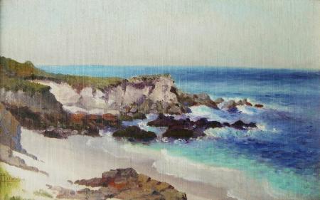 "Along The Monterey Coast" - Featured at the Carmel Art Association 75th Anniversary Exhibit - Image 1 of 4