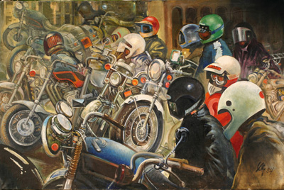 Hommage to Uccelo "The Riders"