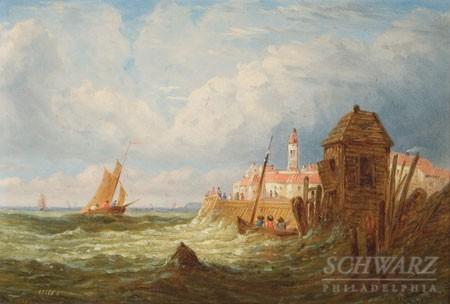 Sailboats in a Harbor