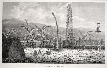 Captain Cook Voyages- 'A Morai in Atooi'