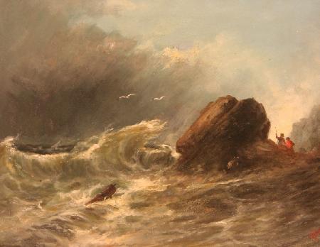 Two men on the rocks