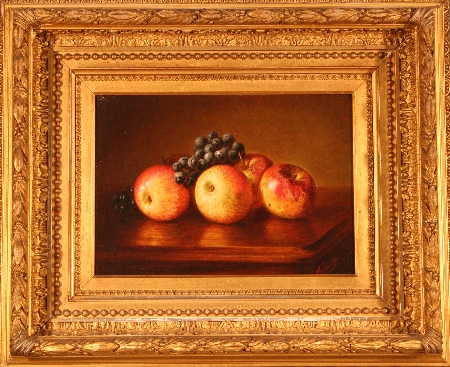 Still Life Apples - Grapes
