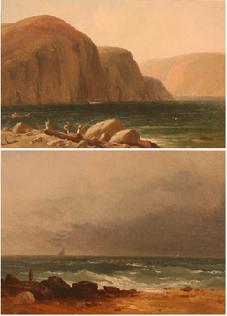 Pair of marine scenes