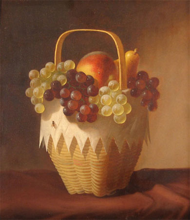Basket of Fruit with a Fly on the Lace