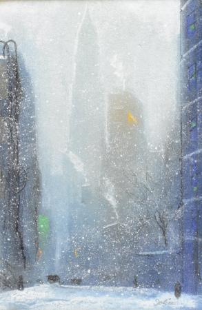 New York City Snow Scene
