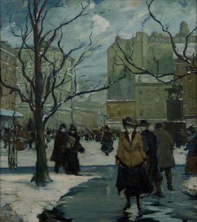 Union Square In Winter, NY 